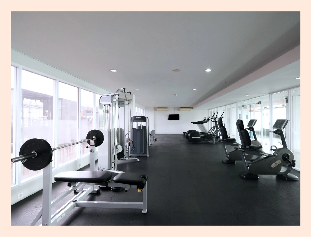 Fasilitas gym di Apartemen Beverly